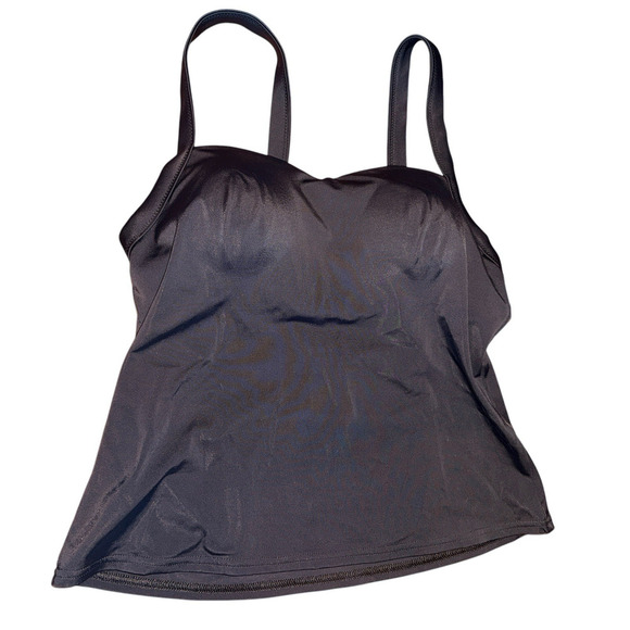 Lands' End Sz 8A Tankini Top Beach Cruise Summer Vacation Slimming Support - Picture 1 of 6